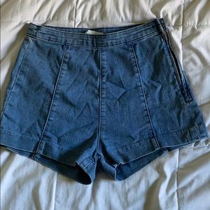 H&M High Waisted Jeans Shorts